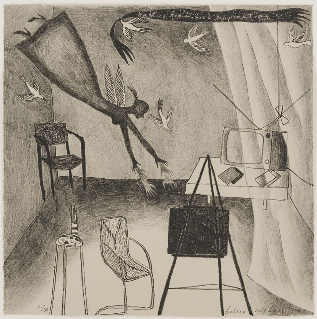 Lot 409: 3 Contemporary Prints, June Wayne, Hollis Sigler, & Rosemary Feit Covey