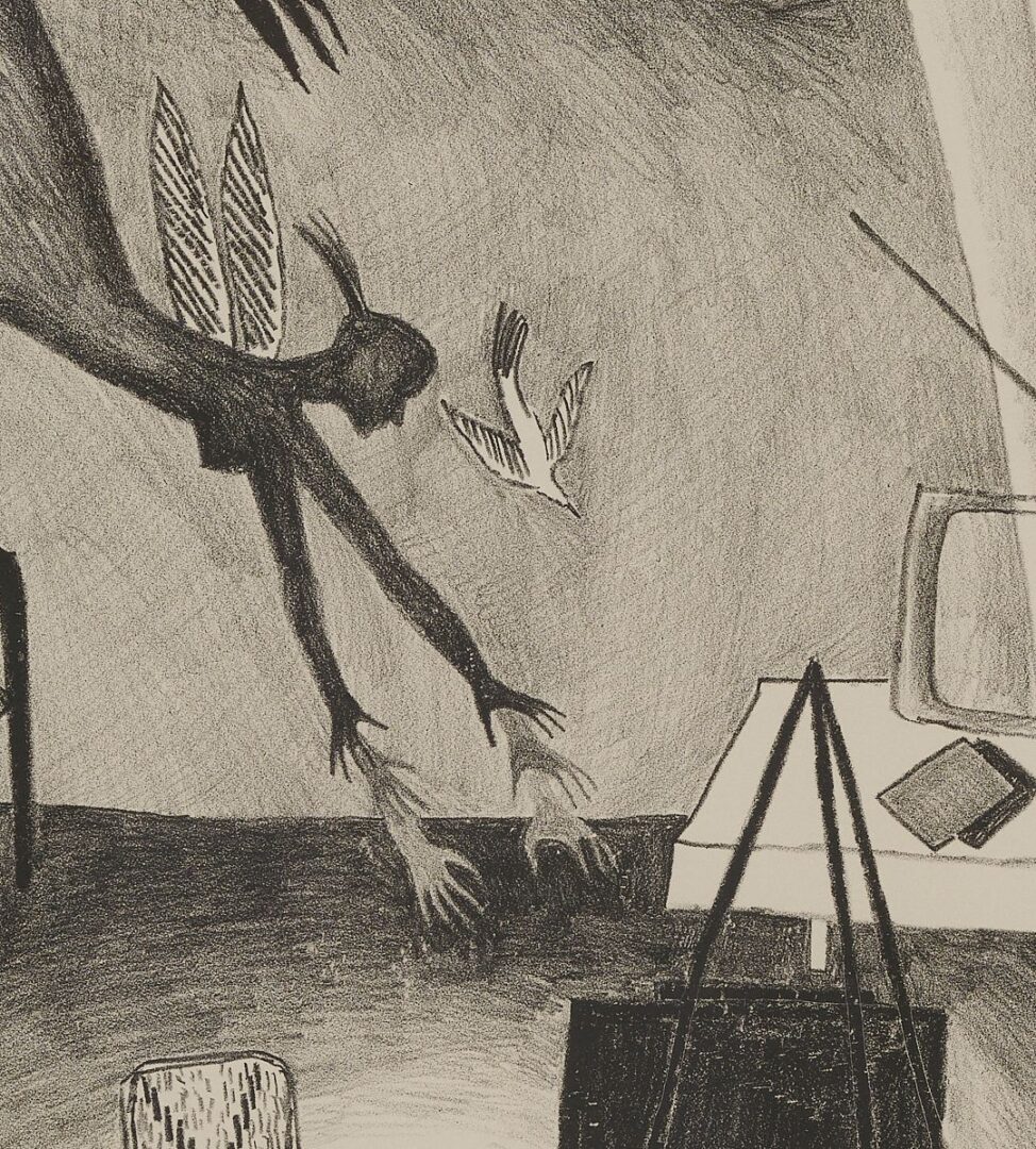 Lot 409: 3 Contemporary Prints, June Wayne, Hollis Sigler, & Rosemary Feit Covey