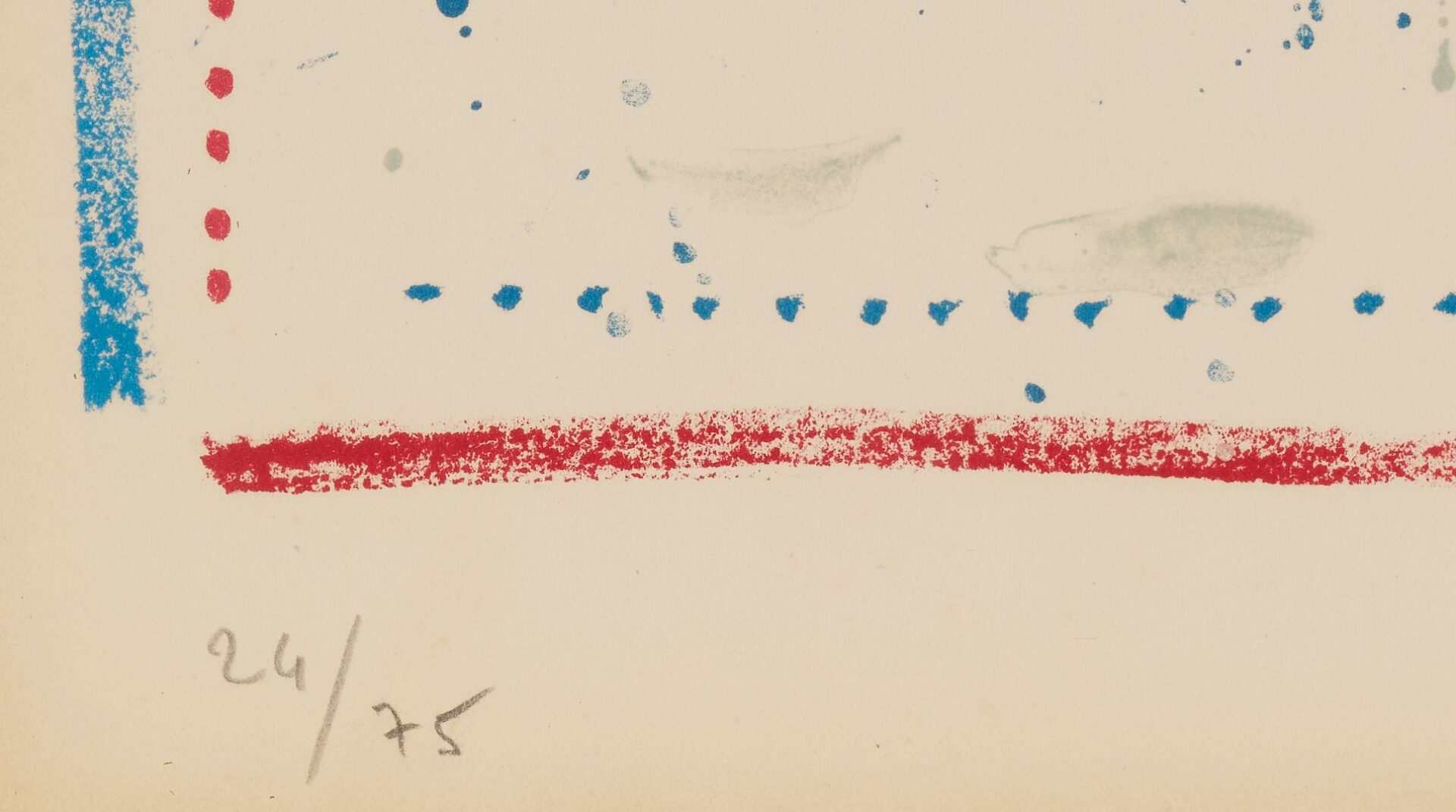 Lot 412: Marc Chagall Signed Lithograph, Chasing The Bluebird (La Chasse a l’Oiseau bleu)