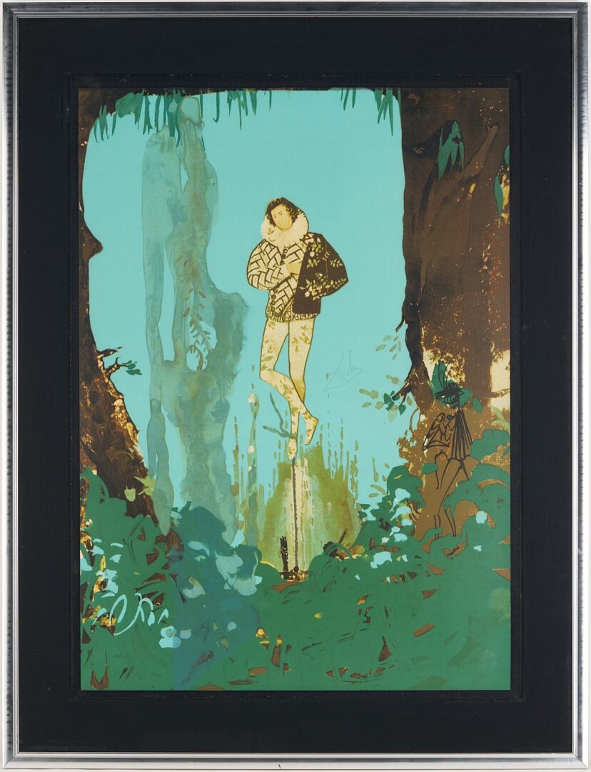 Lot 418: Salvador Dali Signed Lithograph, Prince of Love