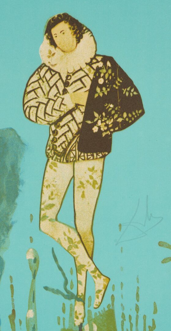 Lot 418: Salvador Dali Signed Lithograph, Prince of Love