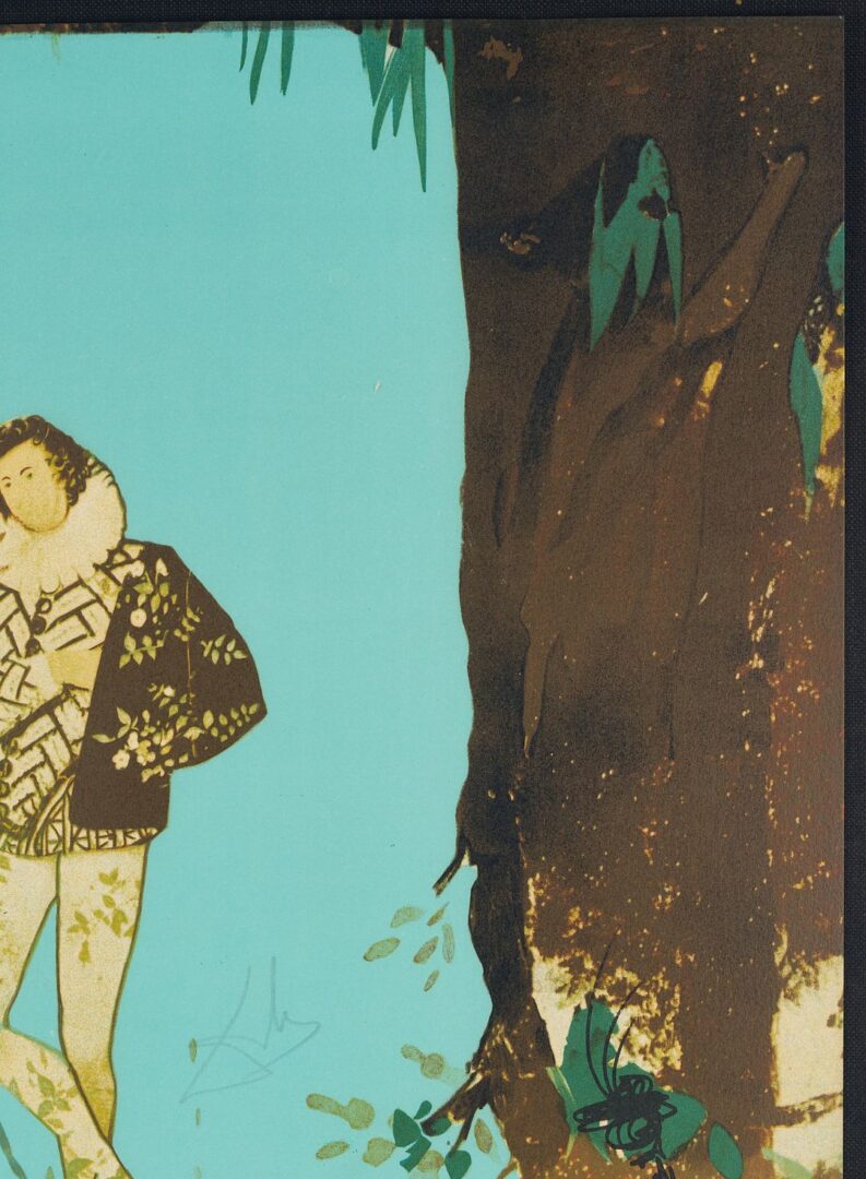 Lot 418: Salvador Dali Signed Lithograph, Prince of Love