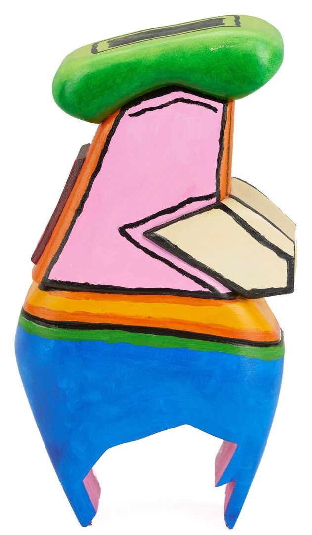 Lot 426: Ida Kohlmeyer Carved & Painted Wood Sculpture