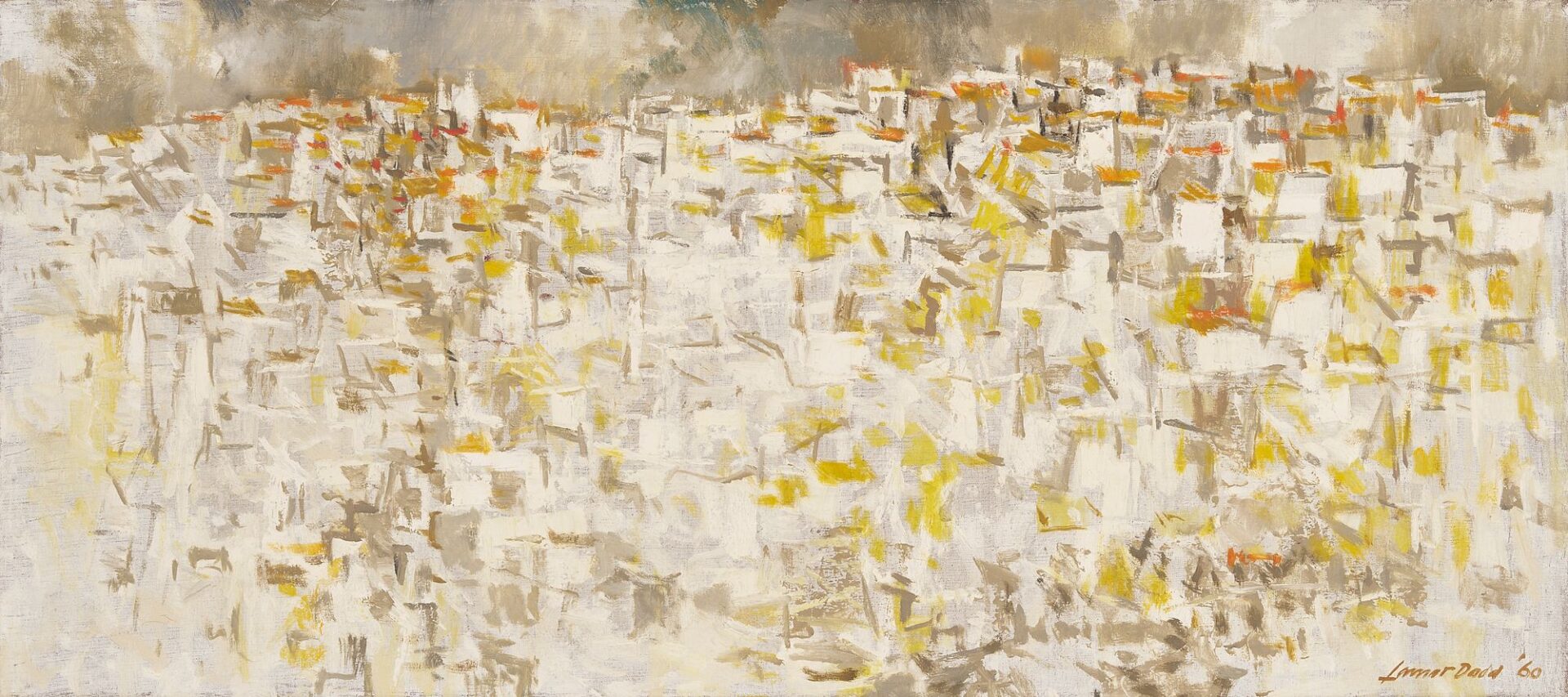 Lot 428: Lamar Dodd Abstract Painting
