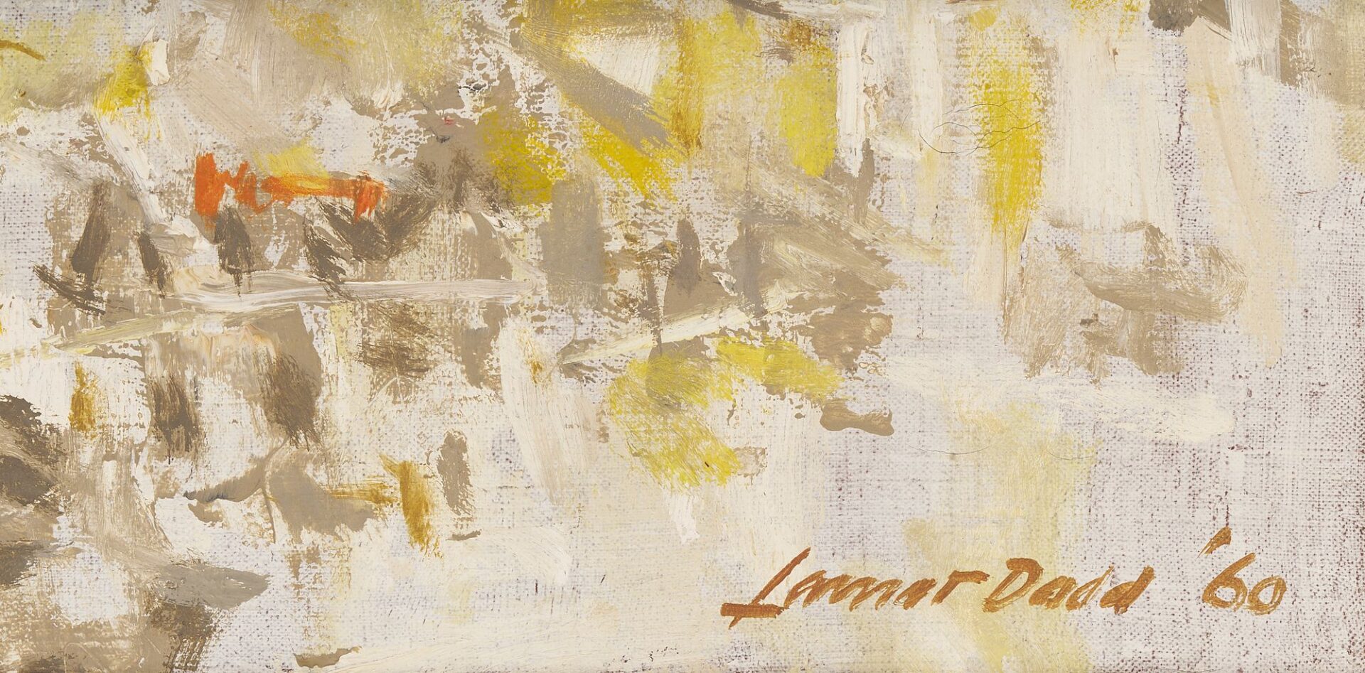 Lot 428: Lamar Dodd Abstract Painting