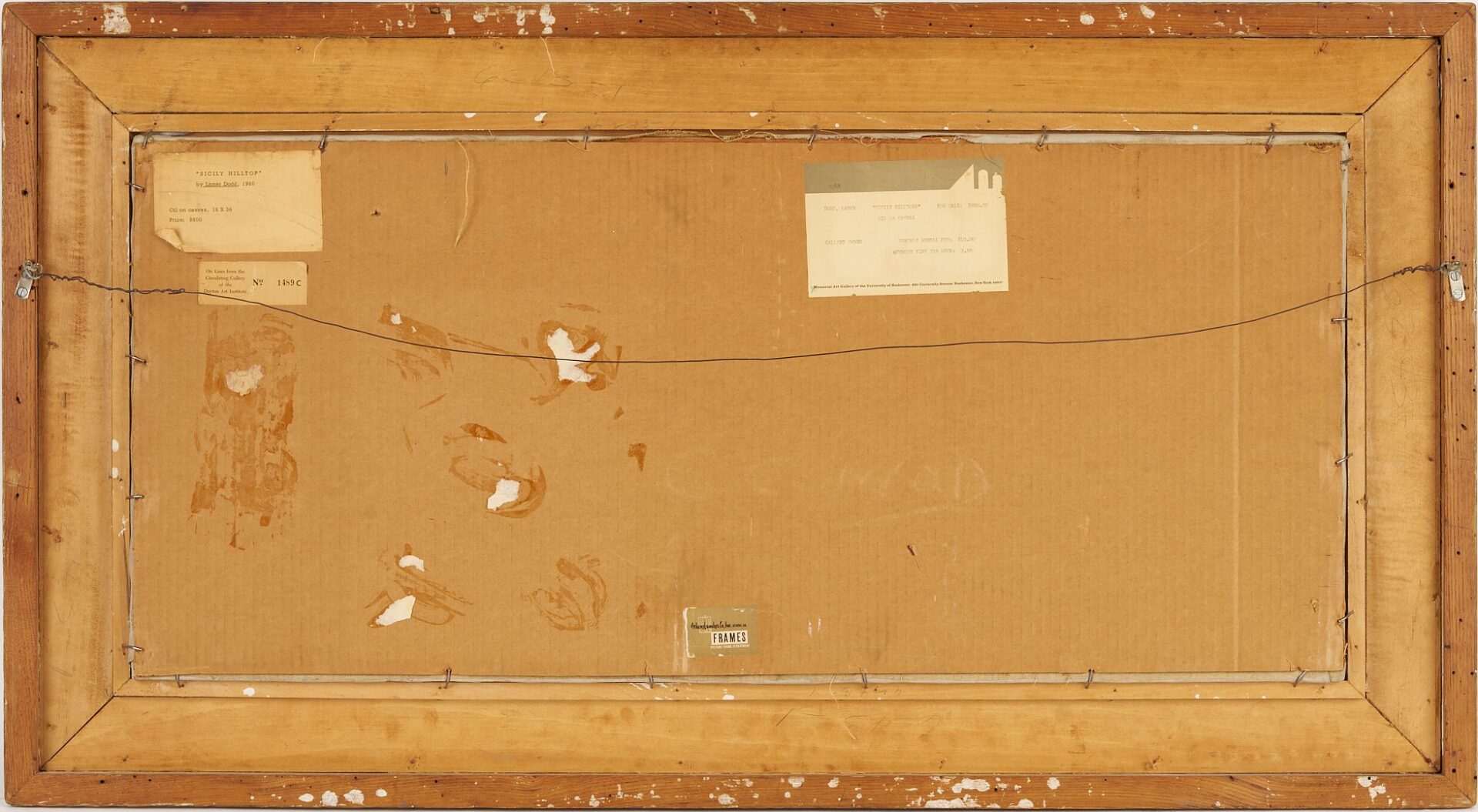 Lot 428: Lamar Dodd Abstract Painting