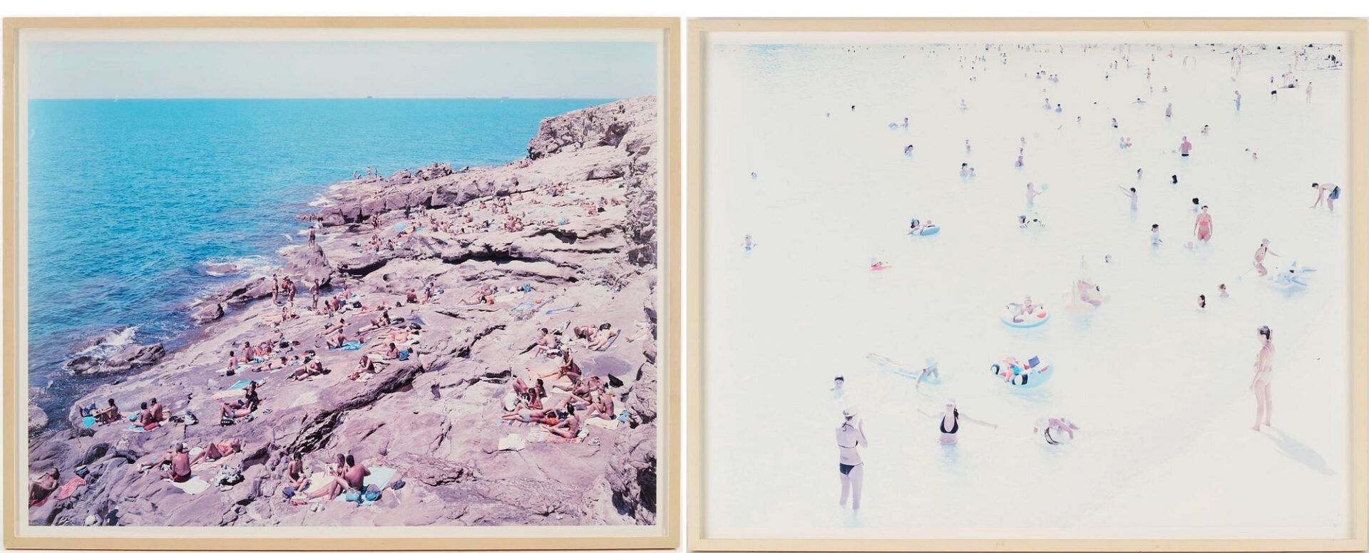Lot 436: Pr. Massimo Vitali Photos, Calafuria & Animaletti 2 from A Portfolio of Landscapes With Figures