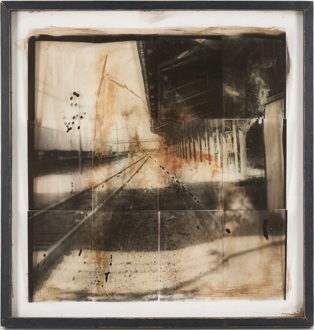 Lot 441: John Folsom Mixed Media Photograph, Platform III