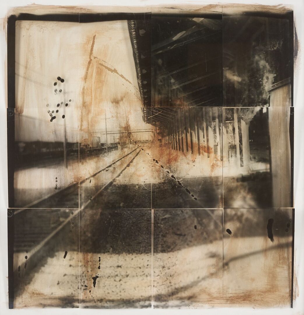 Lot 441: John Folsom Mixed Media Photograph, Platform III