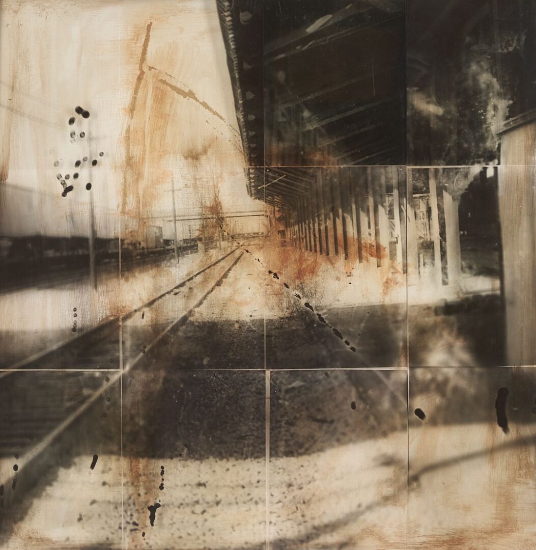 Lot 441: John Folsom Mixed Media Photograph, Platform III