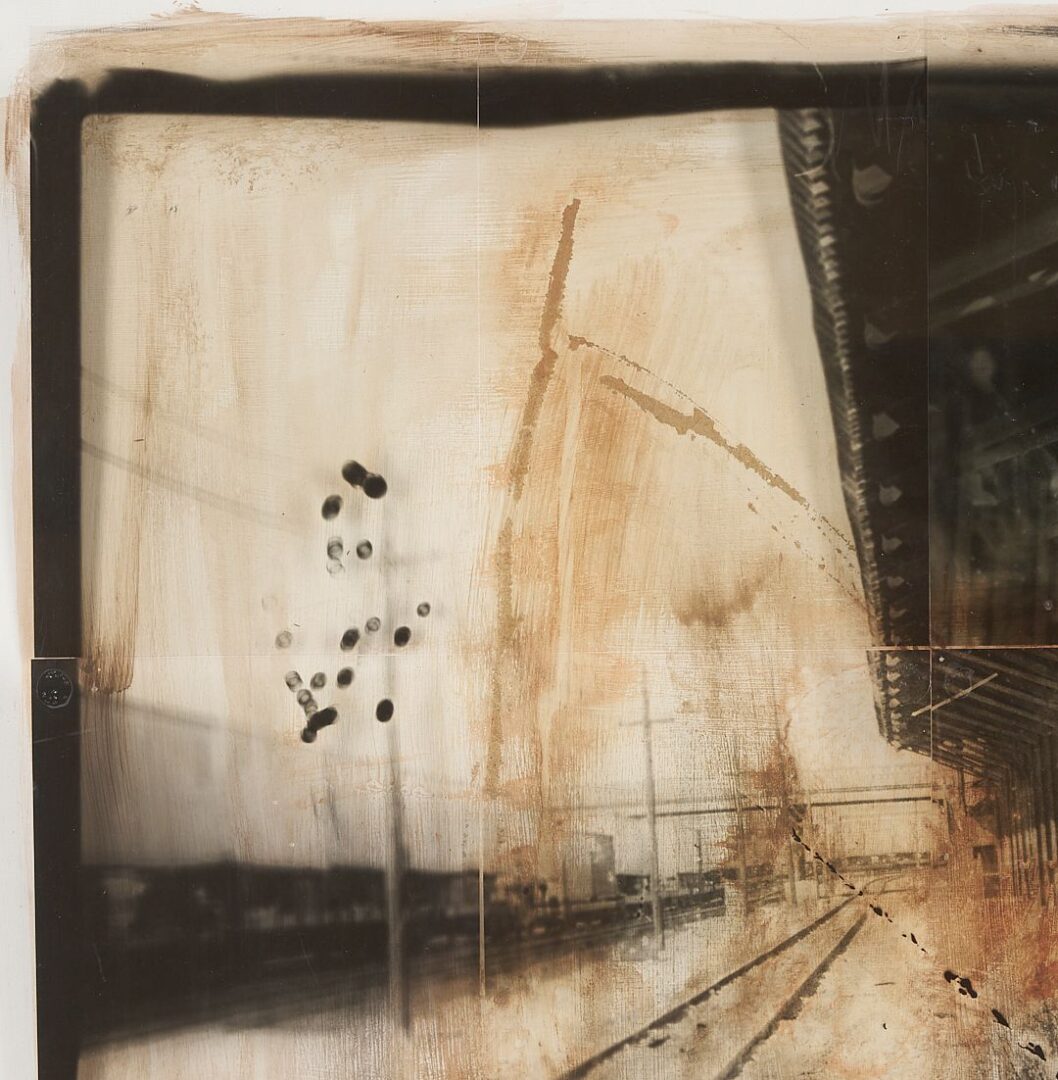 Lot 441: John Folsom Mixed Media Photograph, Platform III