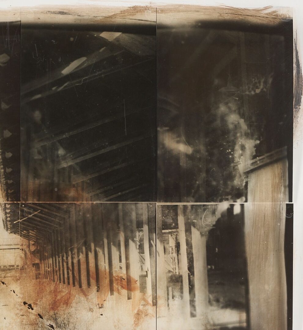 Lot 441: John Folsom Mixed Media Photograph, Platform III