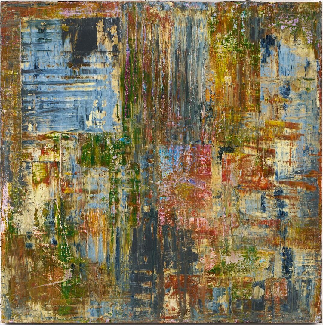 Lot 443: Large Hilario Gutierrez Polyptych, Cross at Marble Canyon