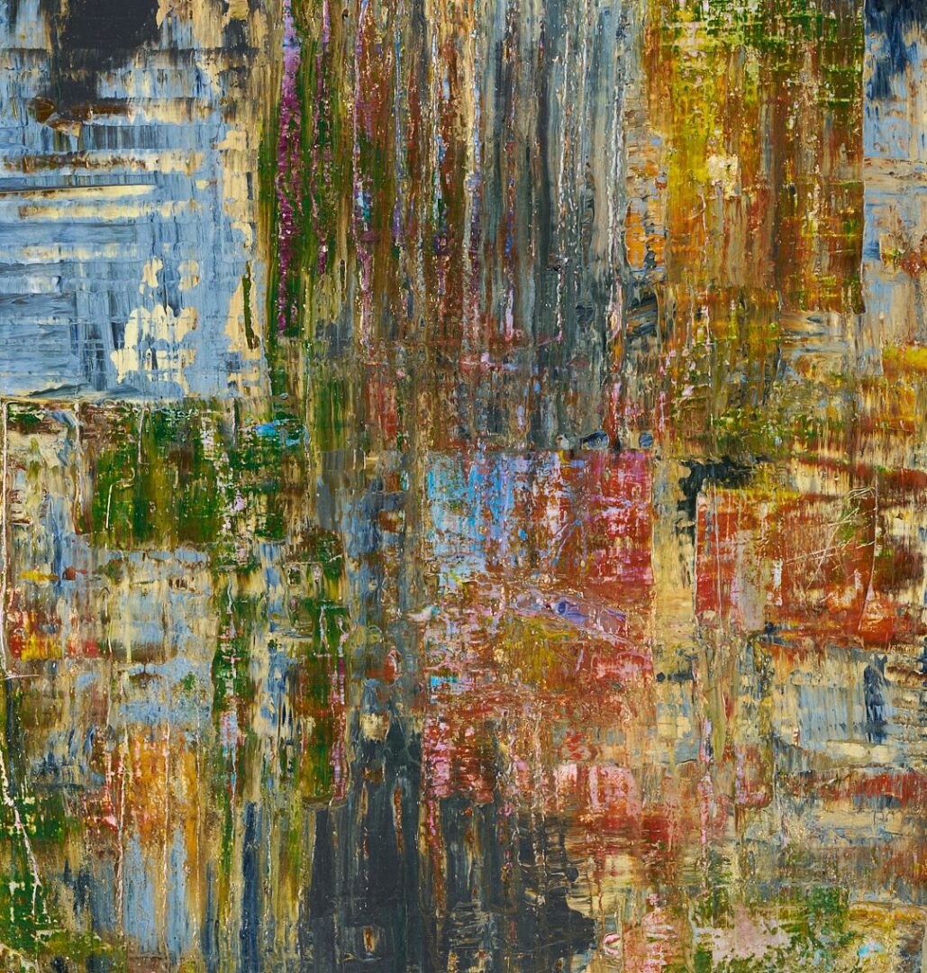 Lot 443: Large Hilario Gutierrez Polyptych, Cross at Marble Canyon