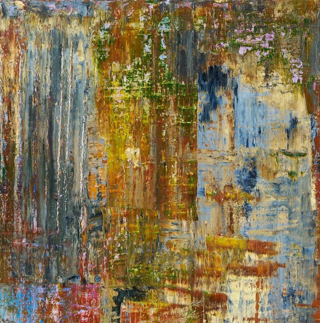Lot 443: Large Hilario Gutierrez Polyptych, Cross at Marble Canyon