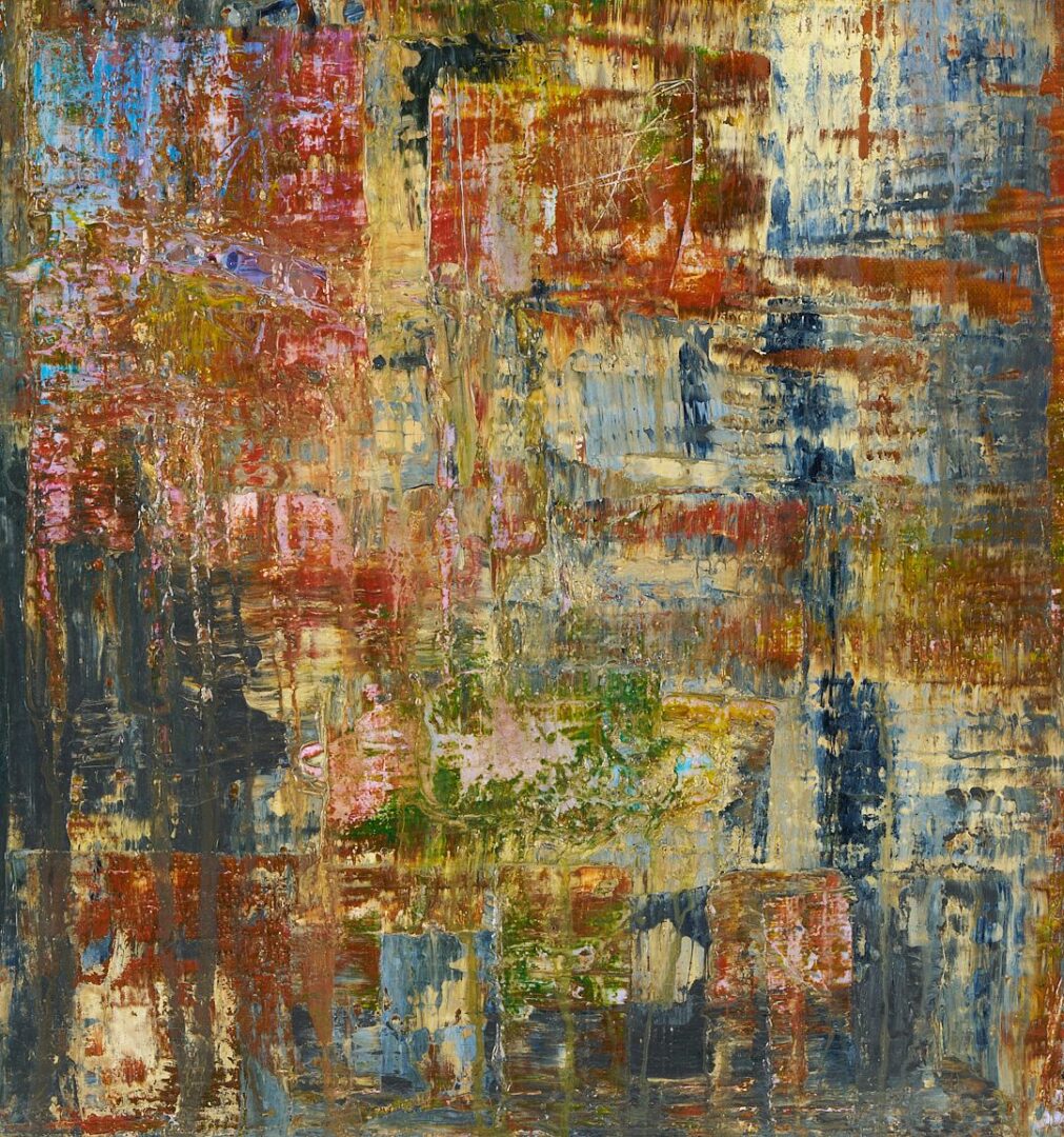 Lot 443: Large Hilario Gutierrez Polyptych, Cross at Marble Canyon
