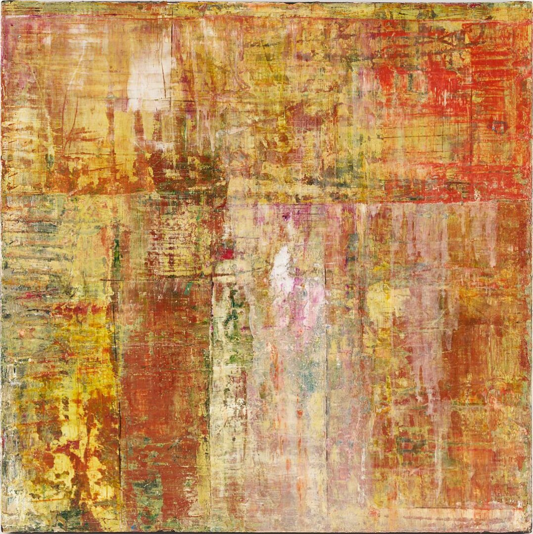 Lot 443: Large Hilario Gutierrez Polyptych, Cross at Marble Canyon