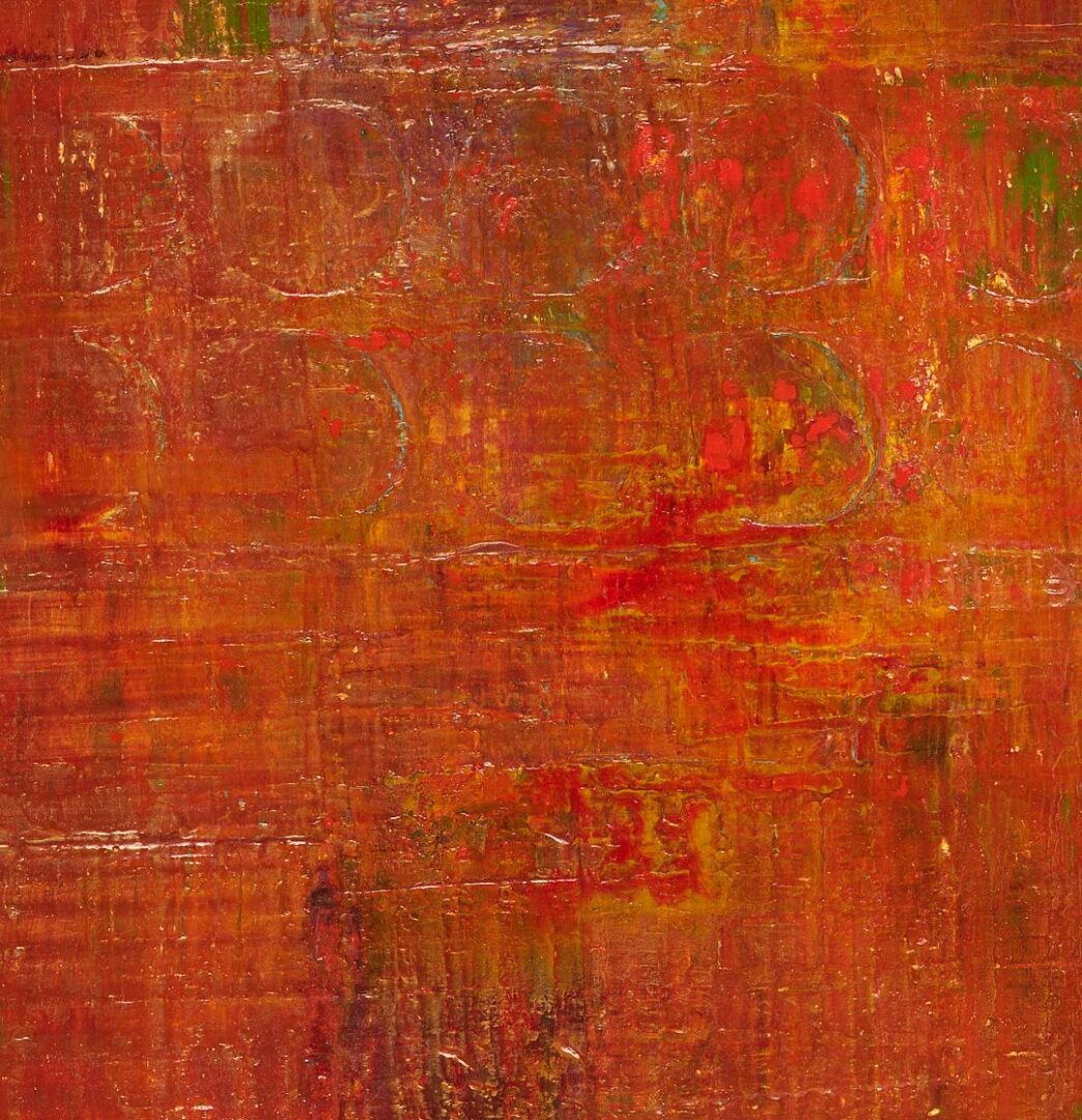 Lot 443: Large Hilario Gutierrez Polyptych, Cross at Marble Canyon
