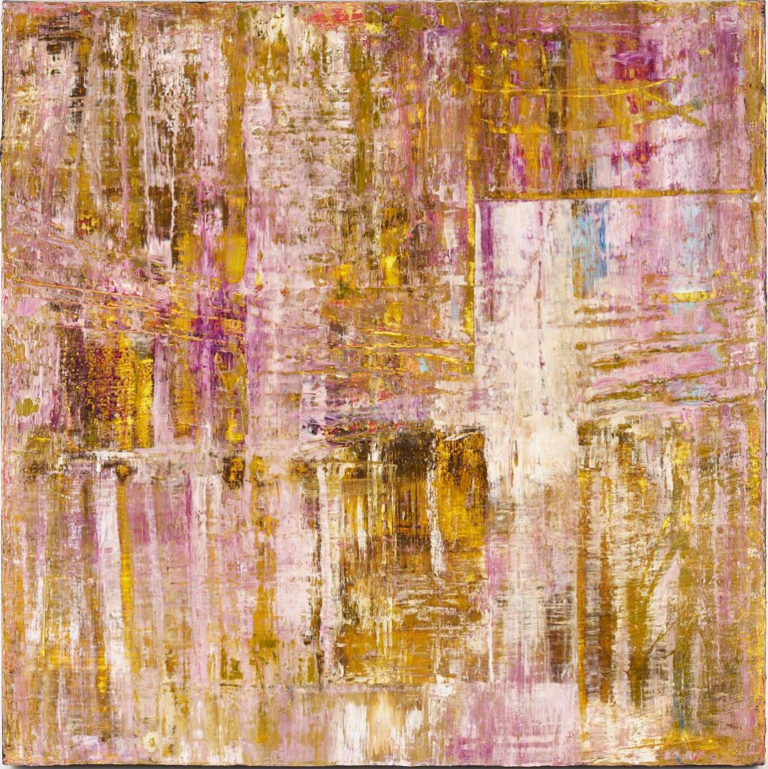 Lot 443: Large Hilario Gutierrez Polyptych, Cross at Marble Canyon