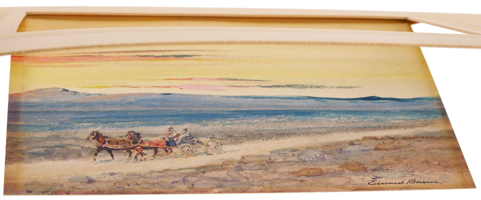 Lot 447: Edward Borein Western Watercolor
