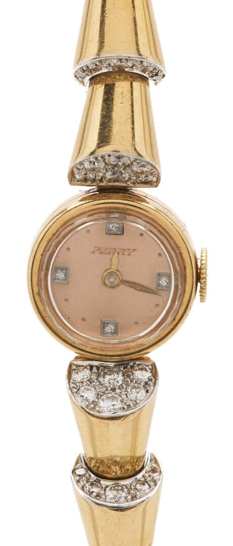 Lot 44: George Headley 18K Gold & Diamond Watch