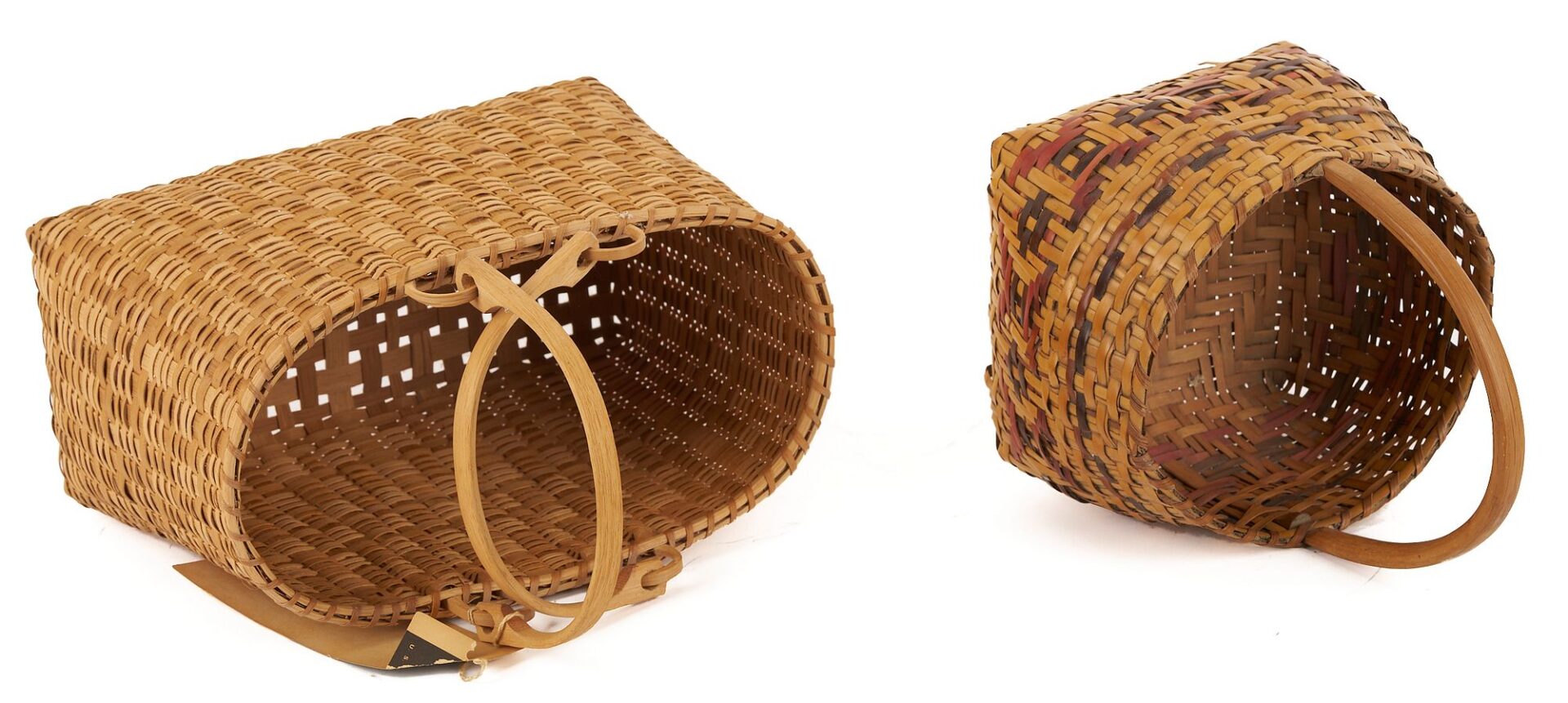 Lot 459: 3 Native American Cherokee Baskets