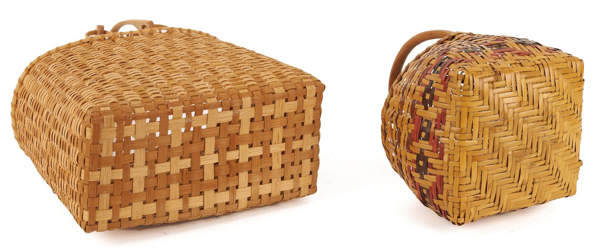 Lot 459: 3 Native American Cherokee Baskets