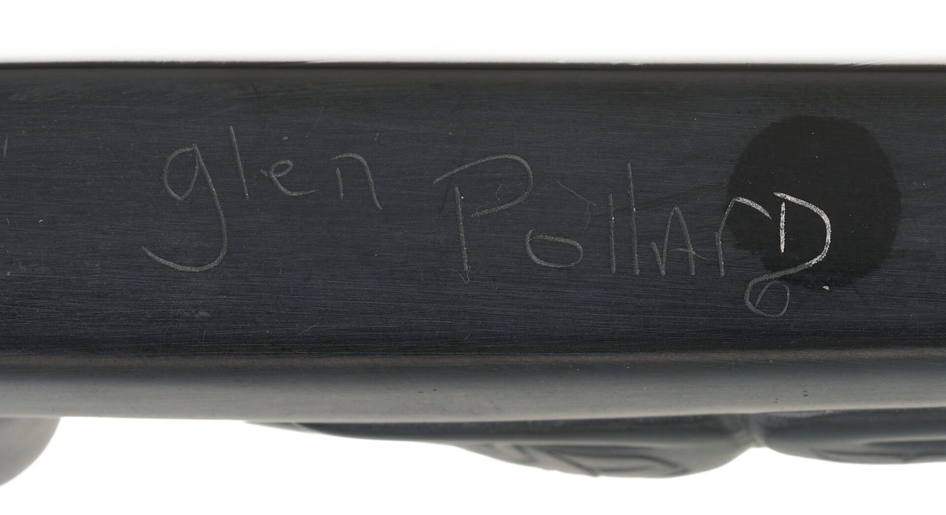 Lot 464: Native American Glen Pollard Argillite Pipe