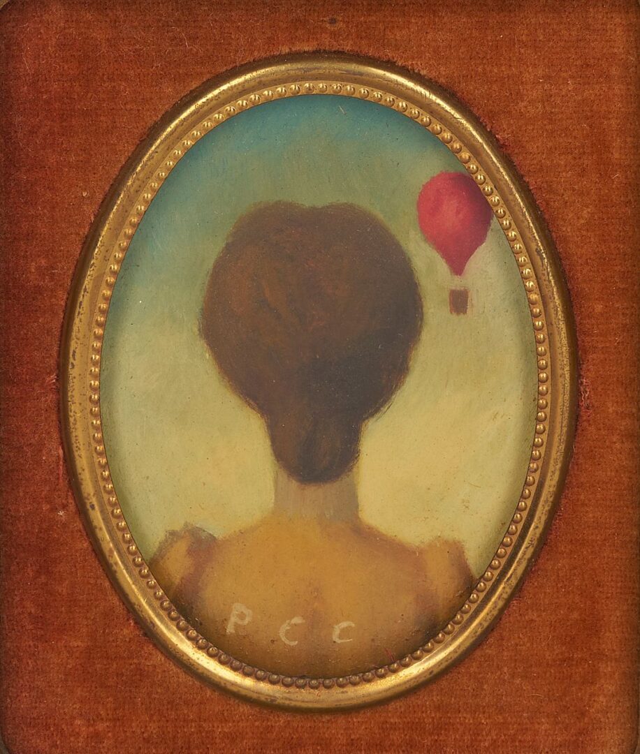 Lot 473: Pr. Philip Campbell Curtis Surrealist Portrait Paintings