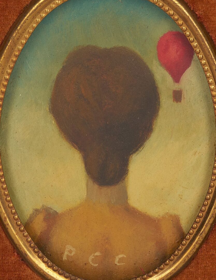 Lot 473: Pr. Philip Campbell Curtis Surrealist Portrait Paintings