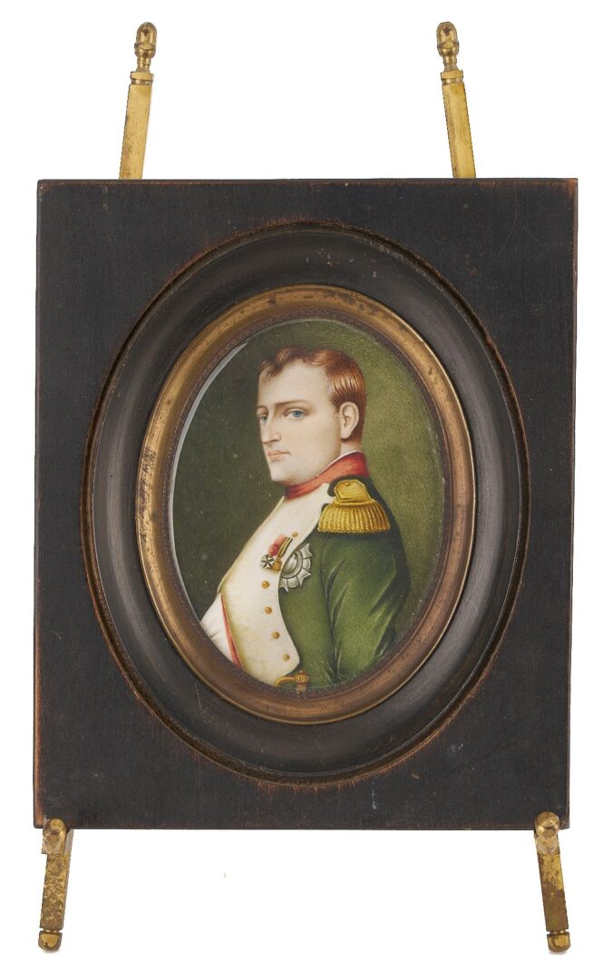Lot 474: 6 Napoleon Related Miniature Portraits plus 1 Medal