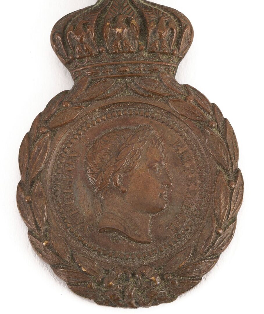 Lot 474: 6 Napoleon Related Miniature Portraits plus 1 Medal