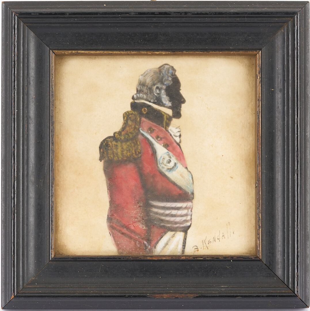 Lot 475: 4 Portraits of men incl. Winfield Scott, Civil & Rev. War