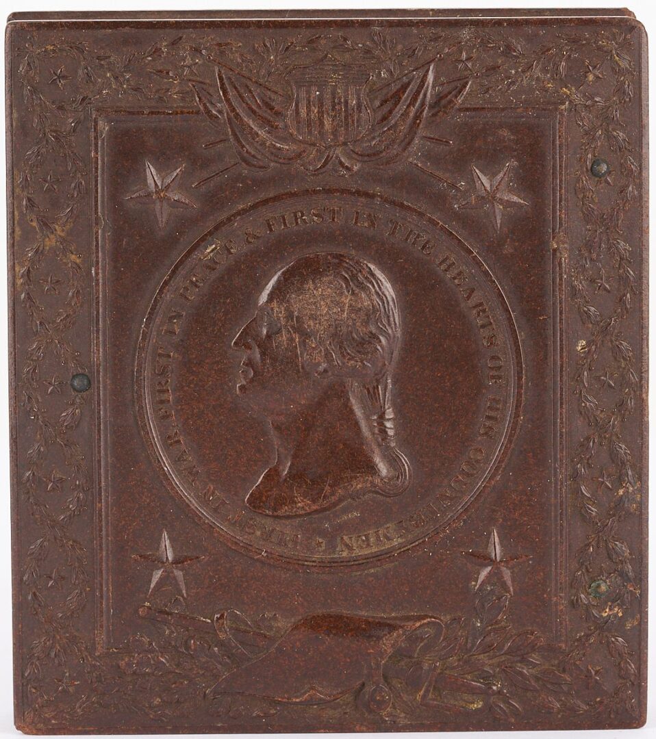 Lot 475: 4 Portraits of men incl. Winfield Scott, Civil & Rev. War