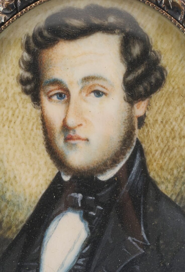 Lot 475: 4 Portraits of men incl. Winfield Scott, Civil & Rev. War