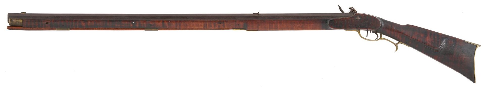 Lot 479: Flintlock Rifle, Kirkman & Ellis Nashville