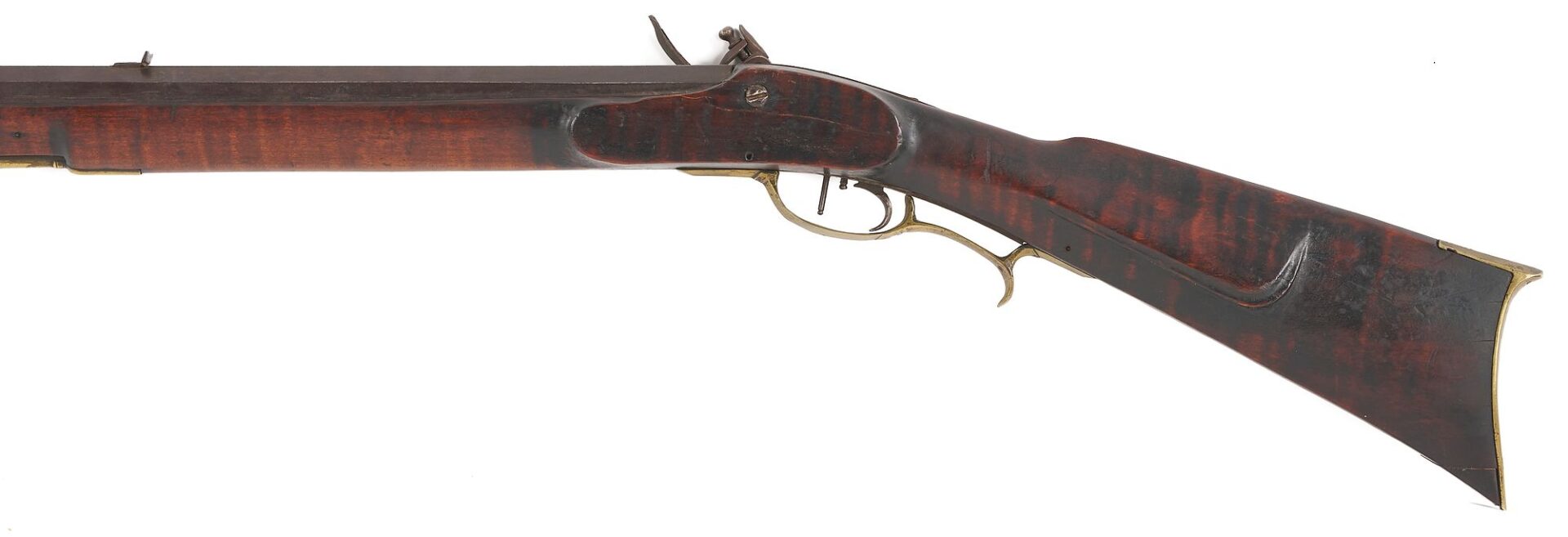 Lot 479: Flintlock Rifle, Kirkman & Ellis Nashville