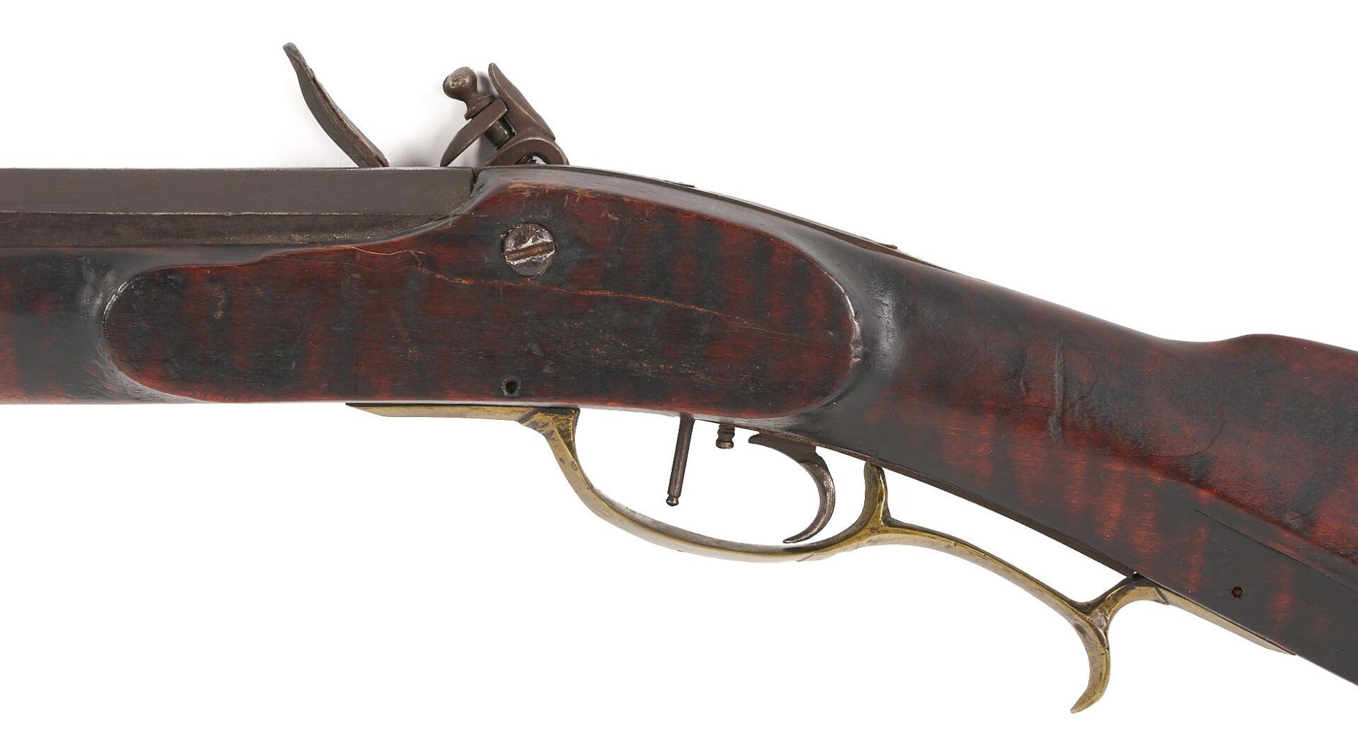 Lot 479: Flintlock Rifle, Kirkman & Ellis Nashville