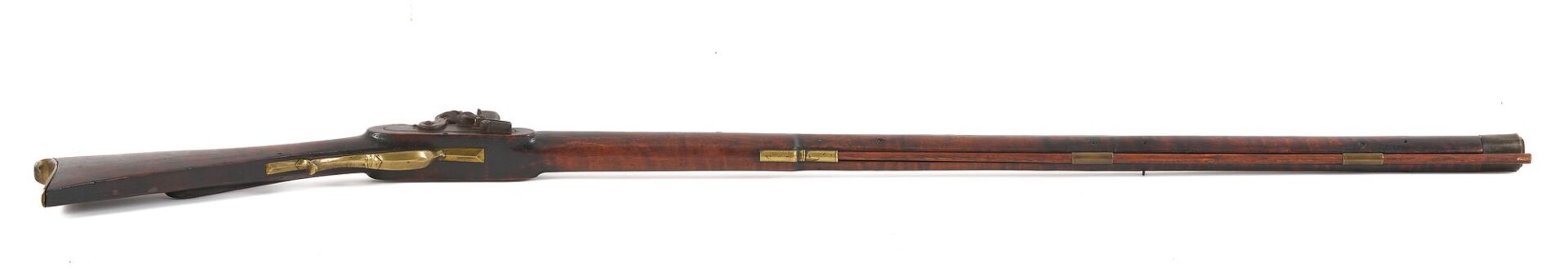 Lot 479: Flintlock Rifle, Kirkman & Ellis Nashville