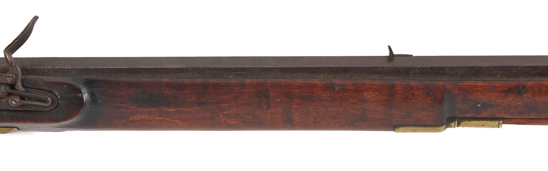 Lot 479: Flintlock Rifle, Kirkman & Ellis Nashville
