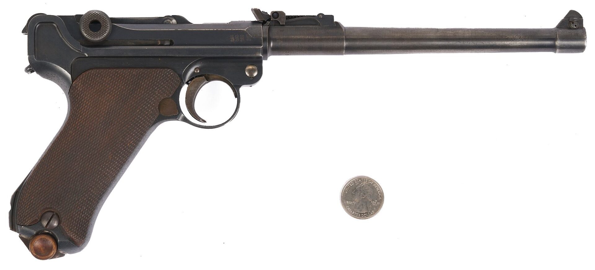 Lot 481: 1915 Luger Artillery Pistol