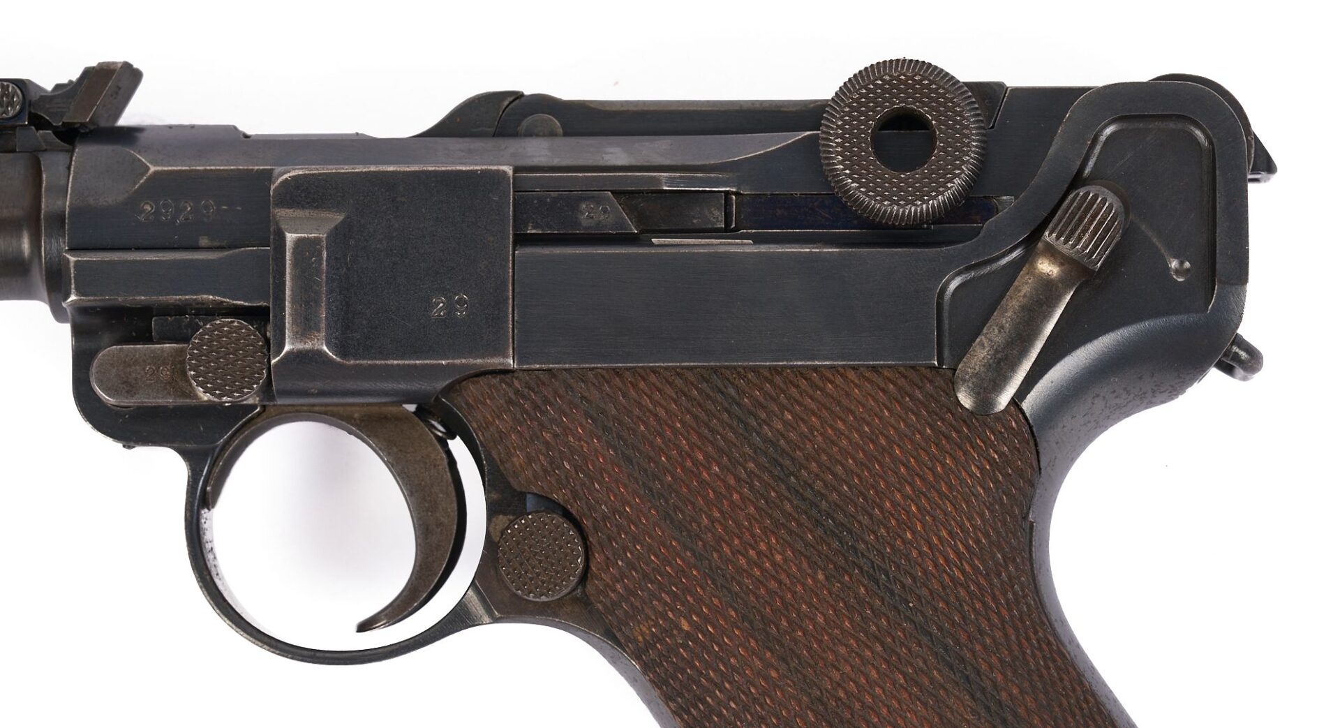 Lot 481: 1915 Luger Artillery Pistol