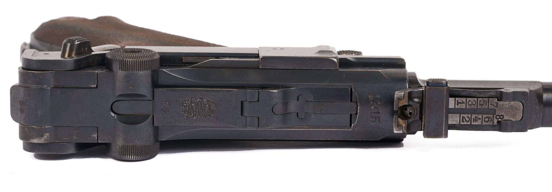 Lot 481: 1915 Luger Artillery Pistol