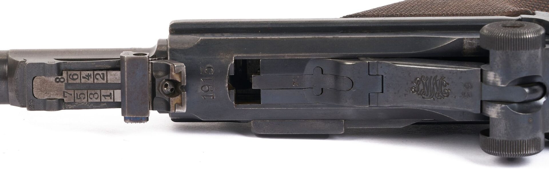 Lot 481: 1915 Luger Artillery Pistol