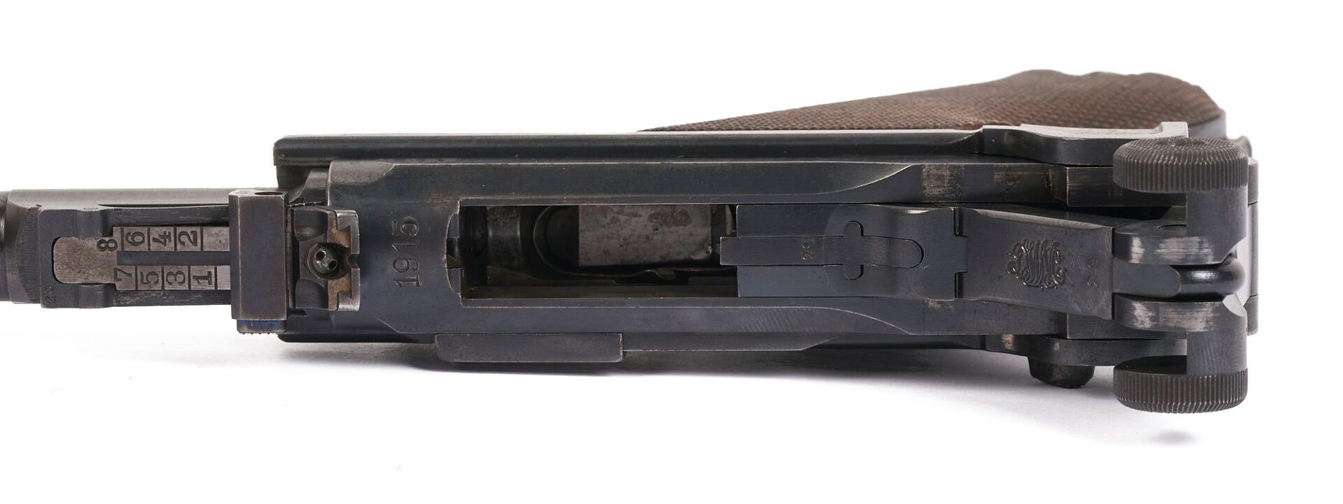 Lot 481: 1915 Luger Artillery Pistol