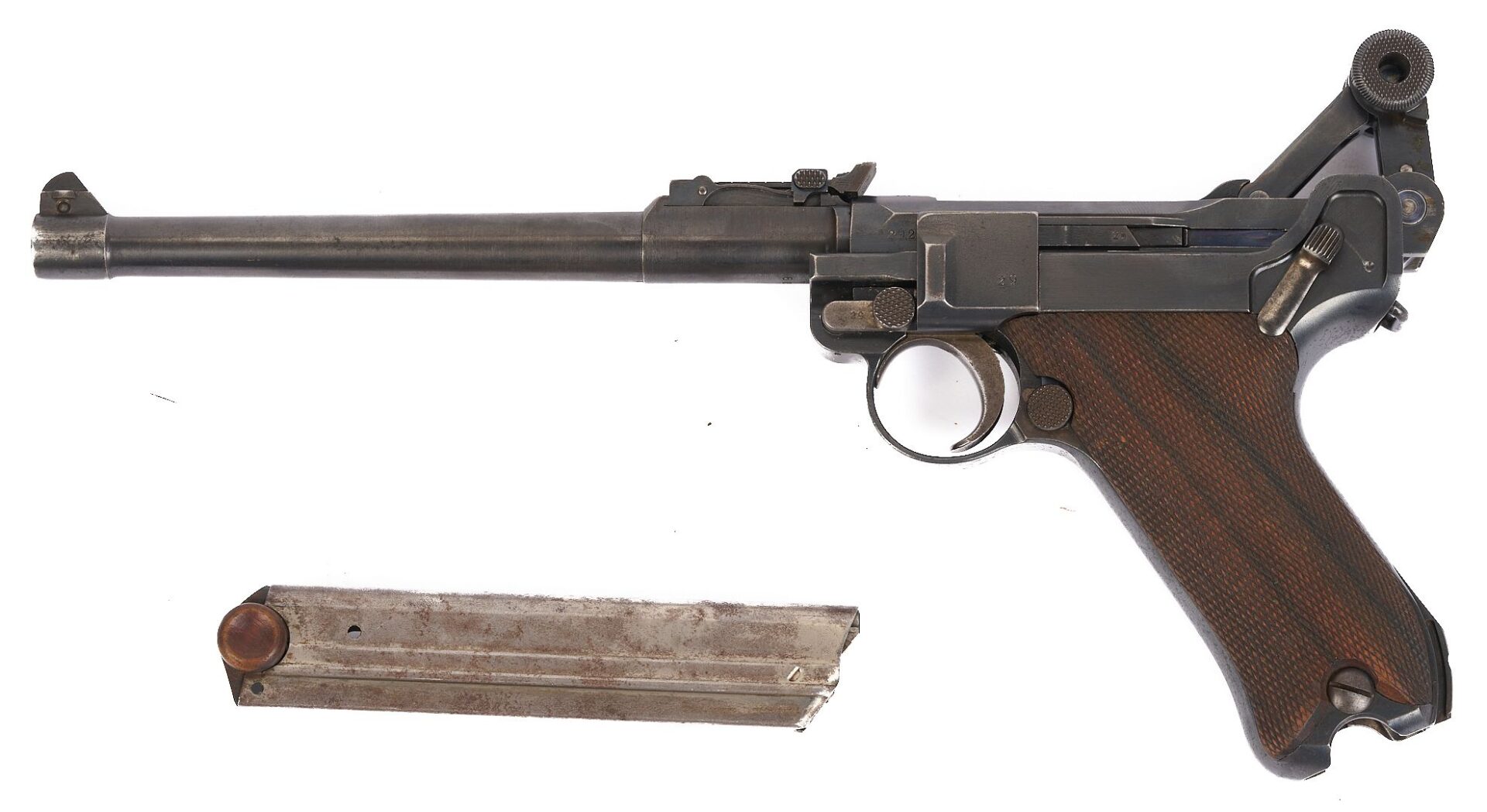 Lot 481: 1915 Luger Artillery Pistol