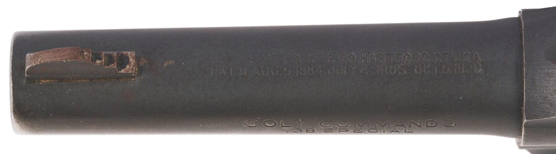 Lot 483: WWII Colt Commando Revolver .38 Special