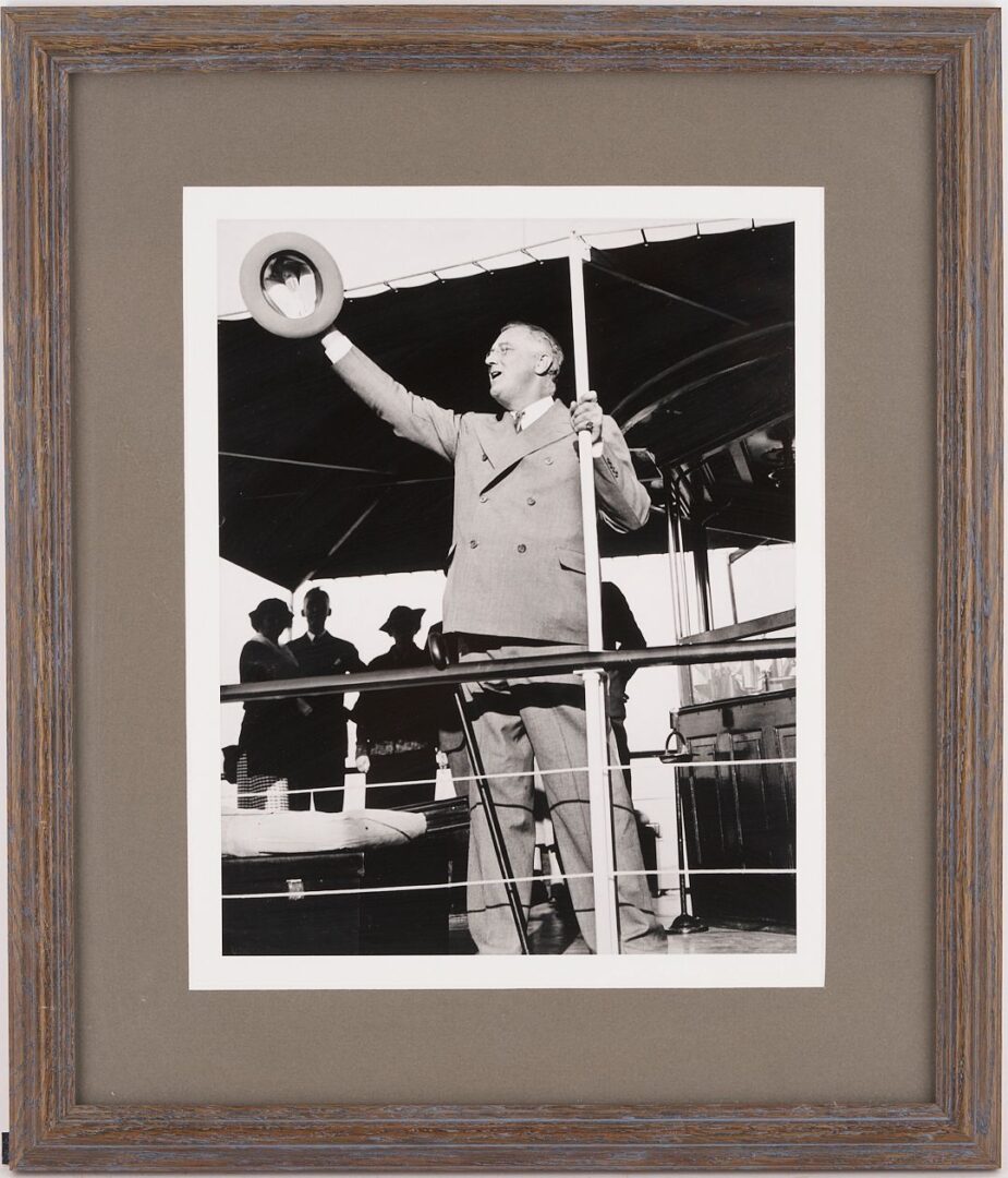 Lot 488: 6 Historical Photos incl. FDR and JFK