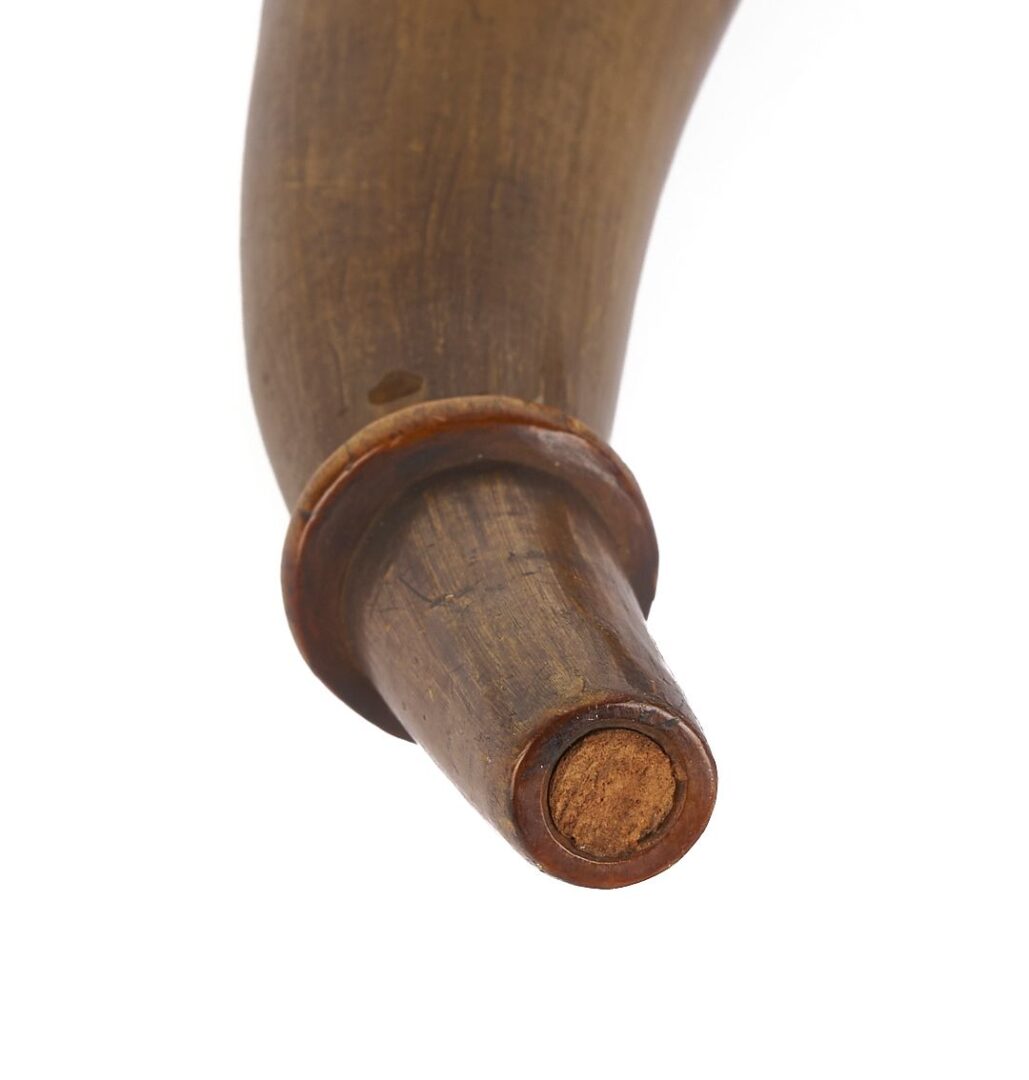 Lot 497: Dr. Thomas Walker Family Powder Horn, VA/KY interest, plus SOC Certificate
