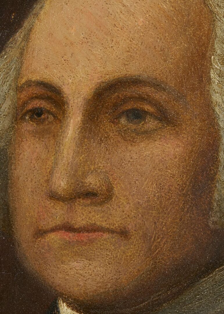 Lot 498: Early George Washington Portrait, poss. James Peale, ex-Dudensing